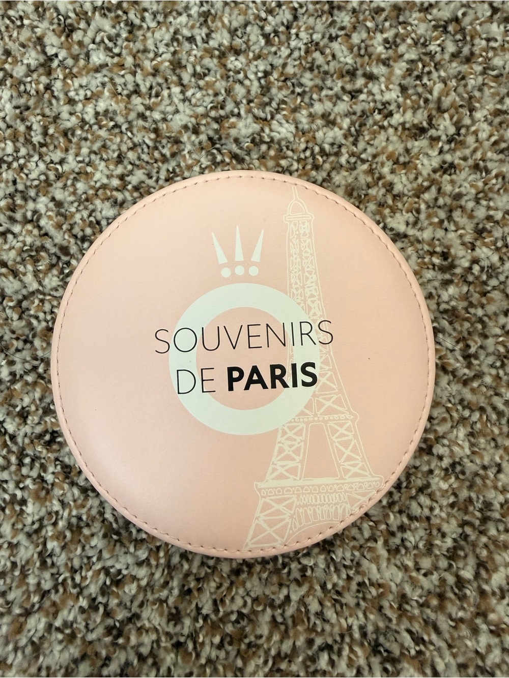 Pandora Exclusive | Souvenirs de Paris Pink Round Jewelry Case